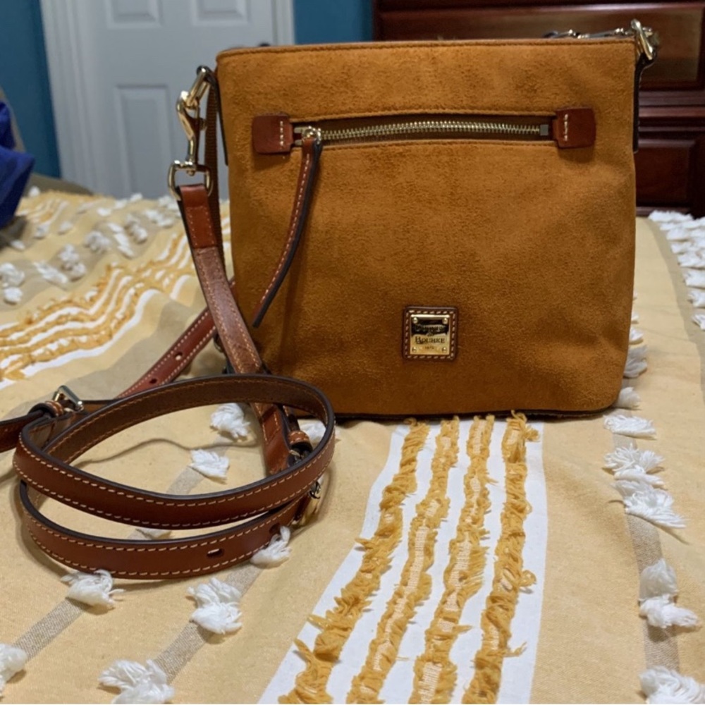 Dooney & bourke 1975 mini suede purse